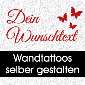 Wandtattoo selber gestalten